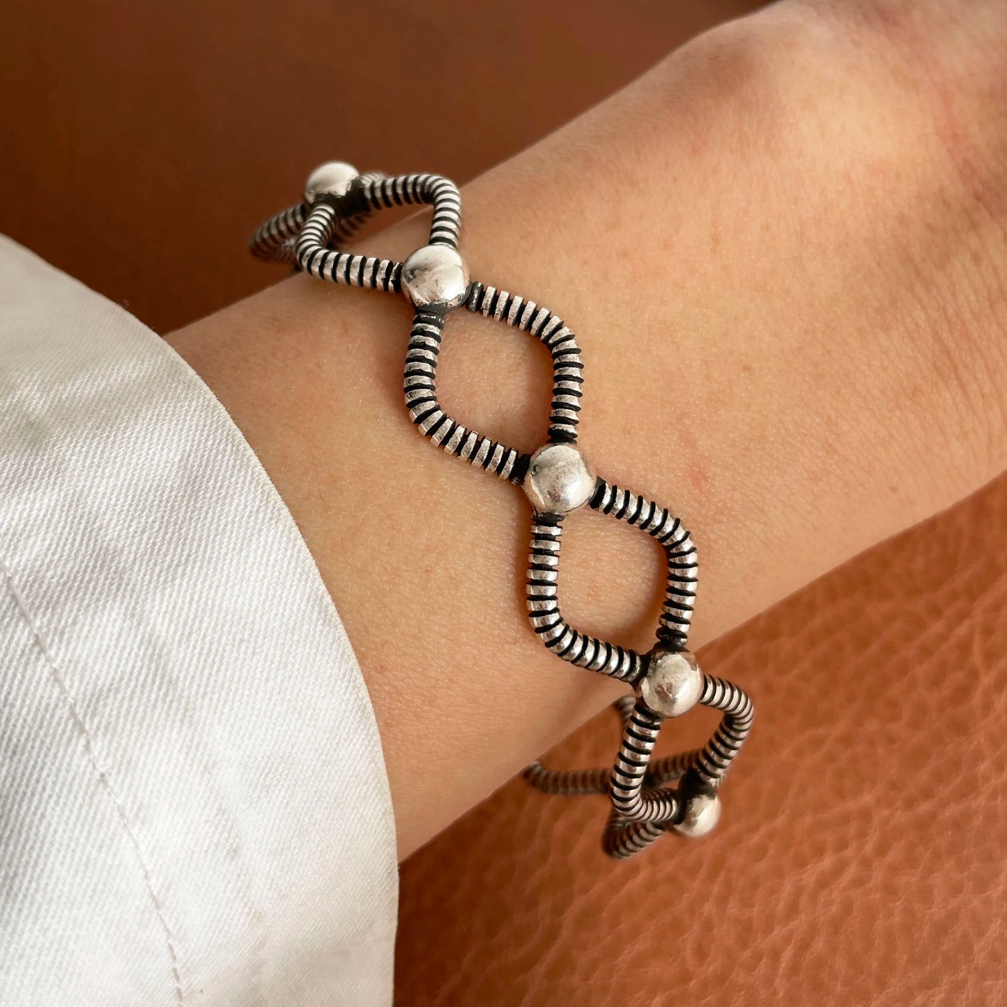 Sterling Silver Metal Bracelet
