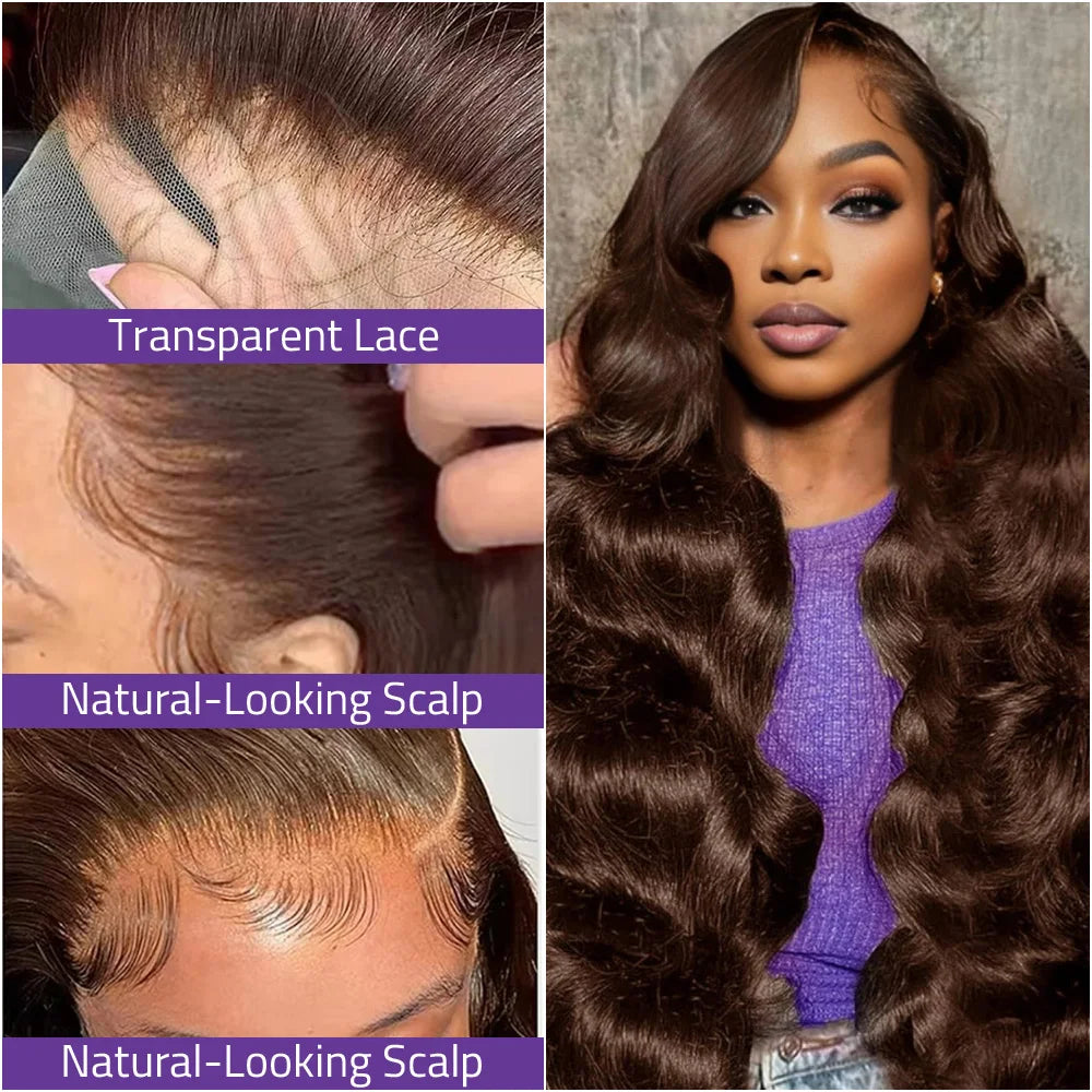 36 Inch Chocolate Brown Body Wave