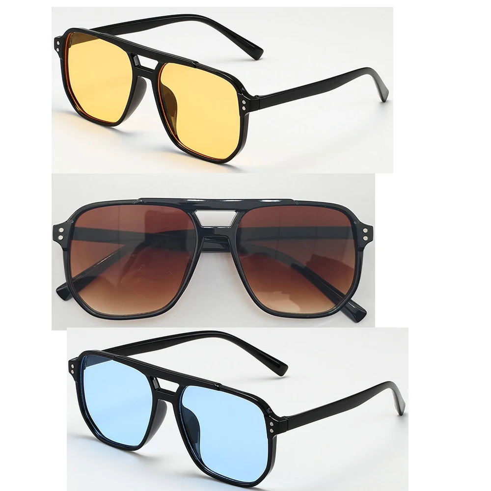 Retro Polygon Sunglasses