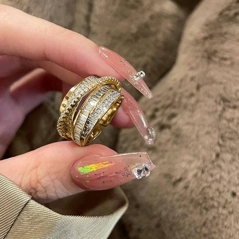 Irregular Pleated Ring