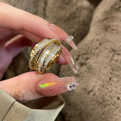Irregular Pleated Ring
