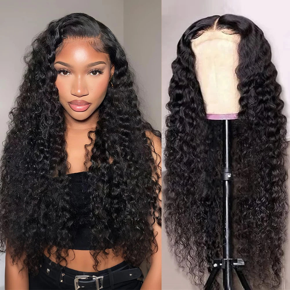 Deep Wave Frontal Wig curly