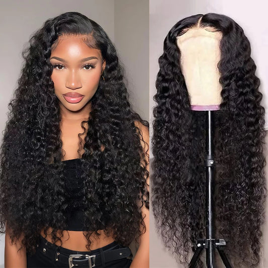 Deep Wave Frontal Wig curly
