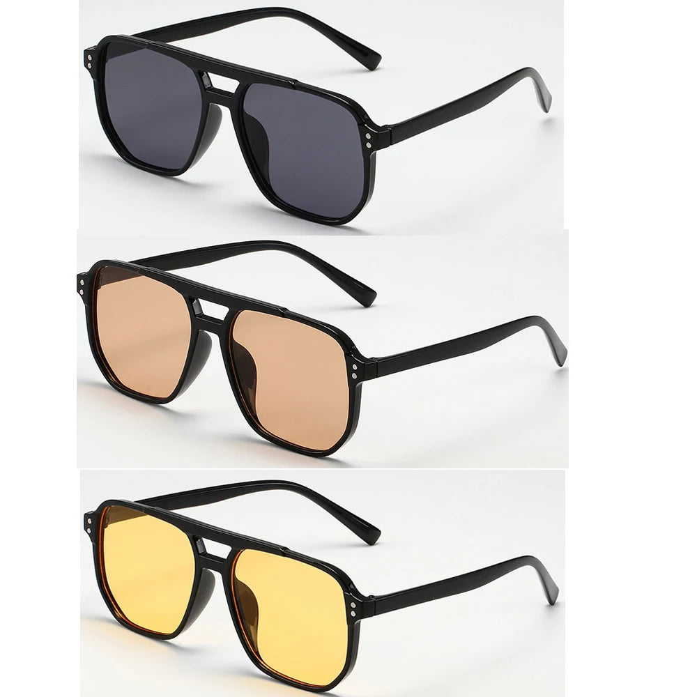 Retro Polygon Sunglasses