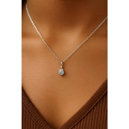 Aquamarine necklace