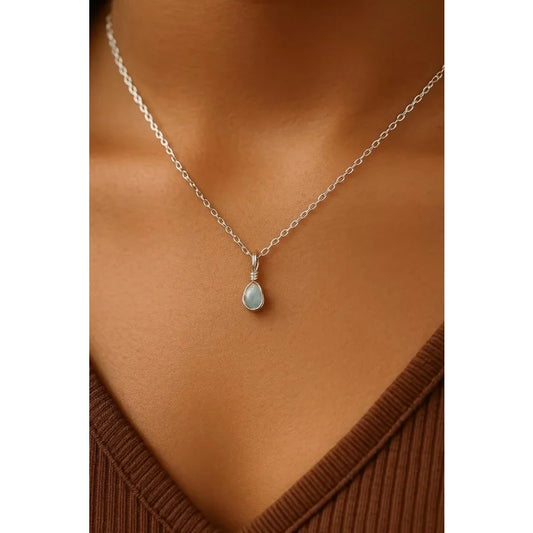 Aquamarine necklace