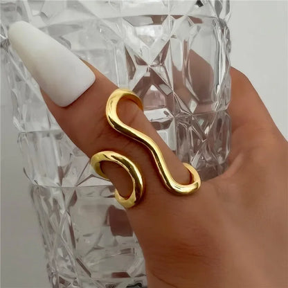 Irregular Stainless Steel Gold