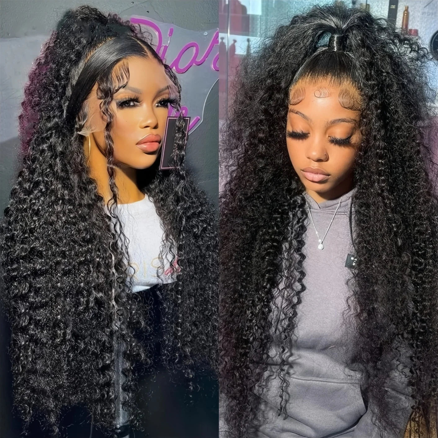 30 Inch Deep Wave Lace Front Wigs