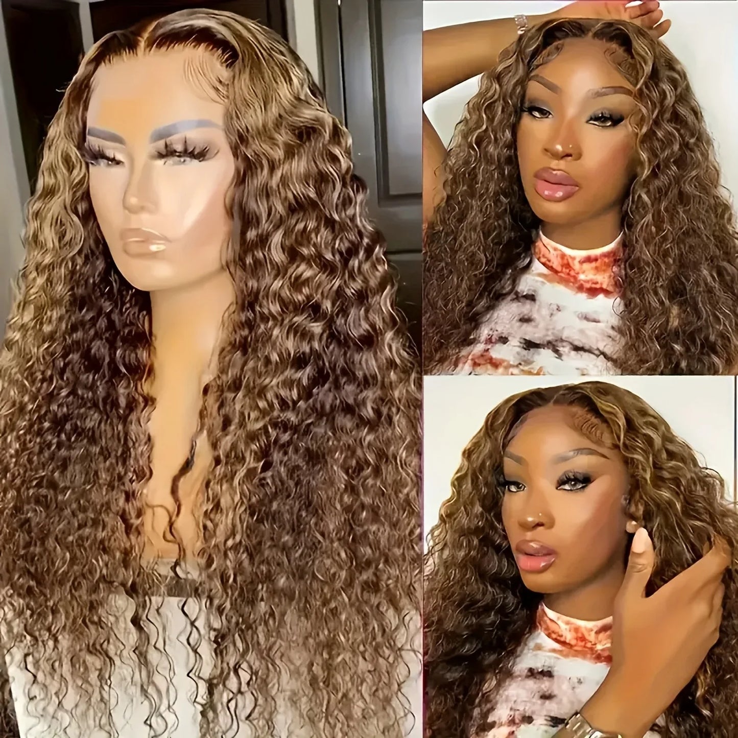 4/27 Deep Wave Wig curly