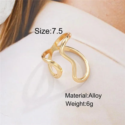 Irregular Stainless Steel Gold