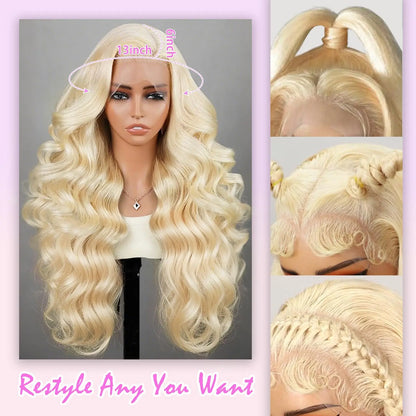 40 Inch 613 Lace Front Wigs curly
