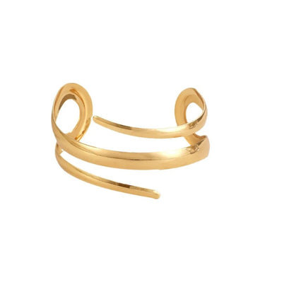 Geometric Line Bracelet Ring