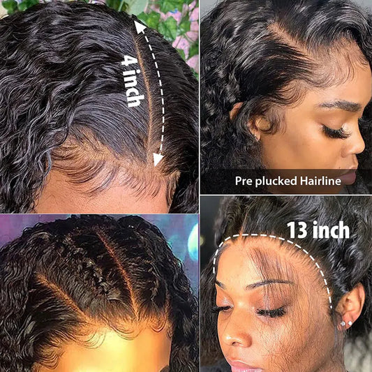 Geeta Transparent Lace Wig curly