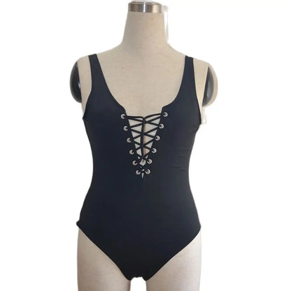 A Backless Swimsuit