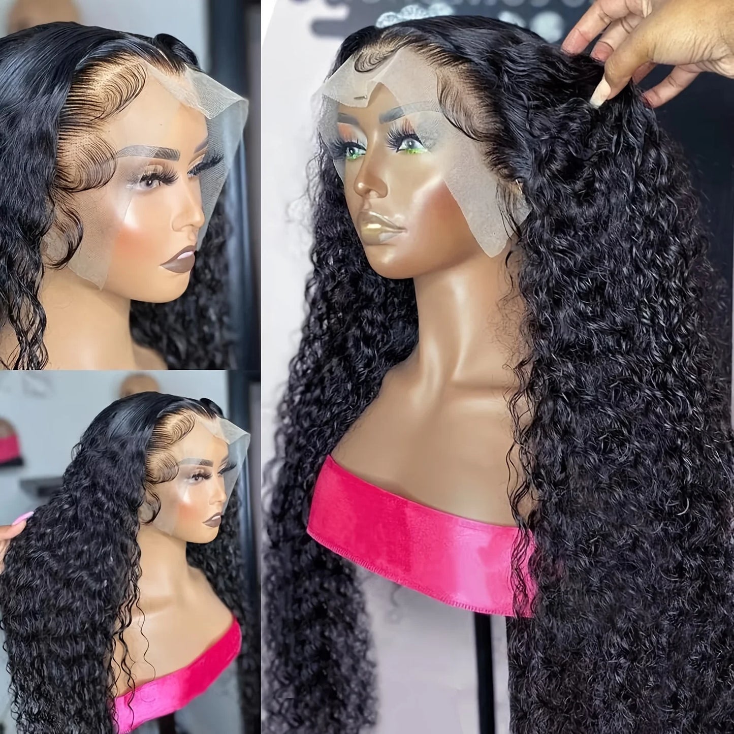 30 Inch Deep Wave Lace Front Wigs
