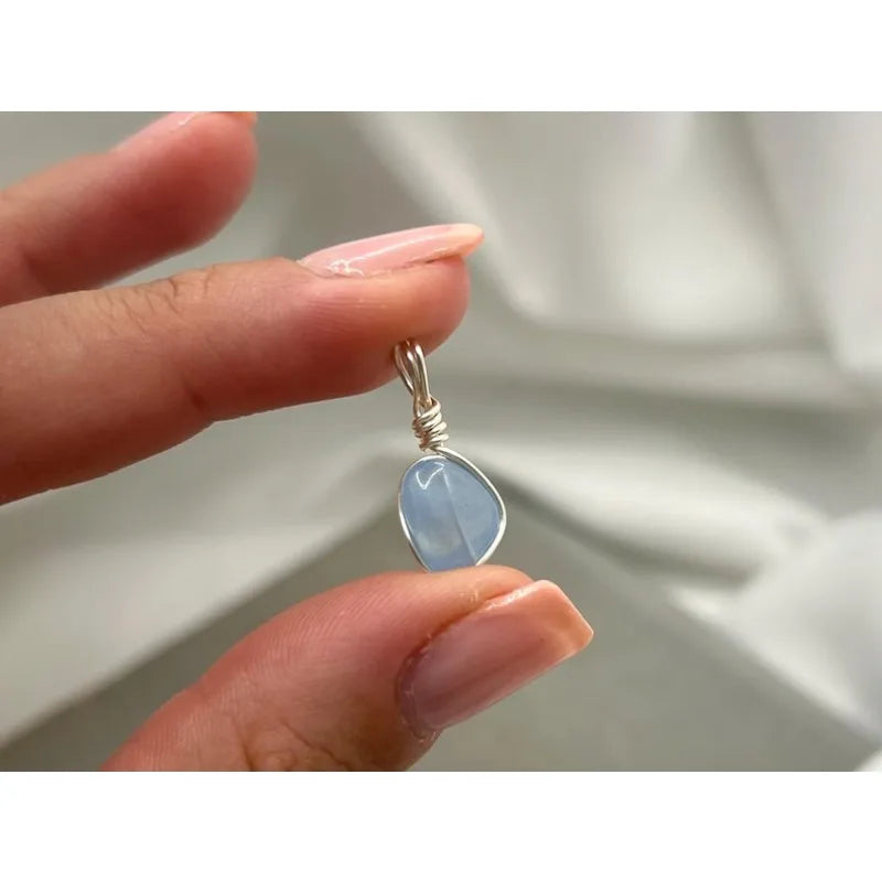 Aquamarine necklace