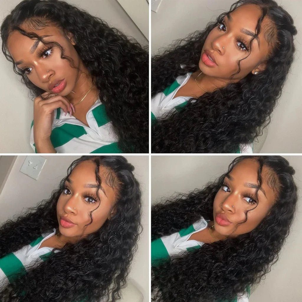 Deep Wave Frontal Wig curly