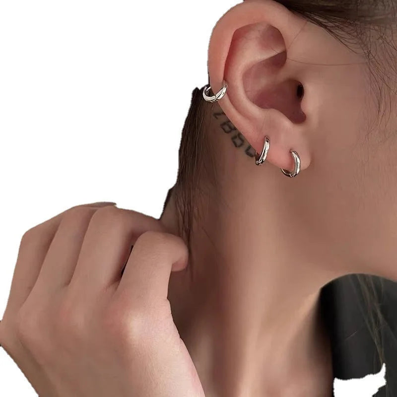 Exquisite 925 Sterling Silver Small Earrings