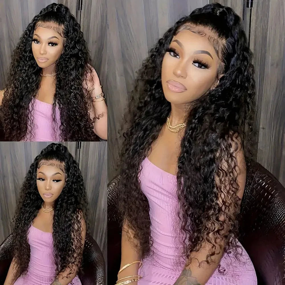 Deep Wave Frontal Wig curly