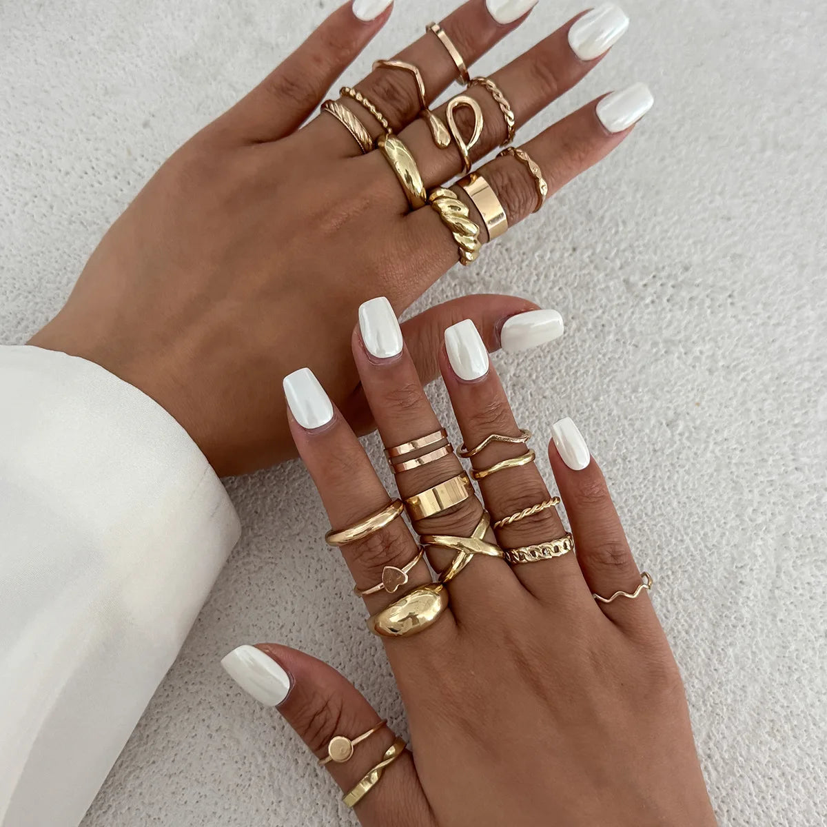 Rings Set Fashion Irregular