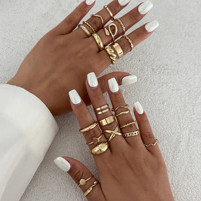 Rings Set Fashion Irregular
