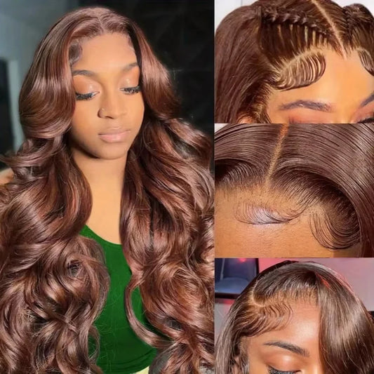 Chocolate Brown 13x4 Lace Front Hair