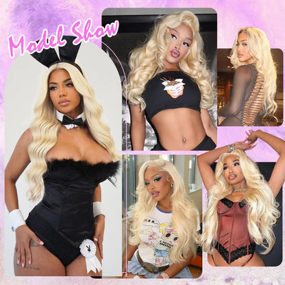 40 Inch 613 Lace Front Wigs curly
