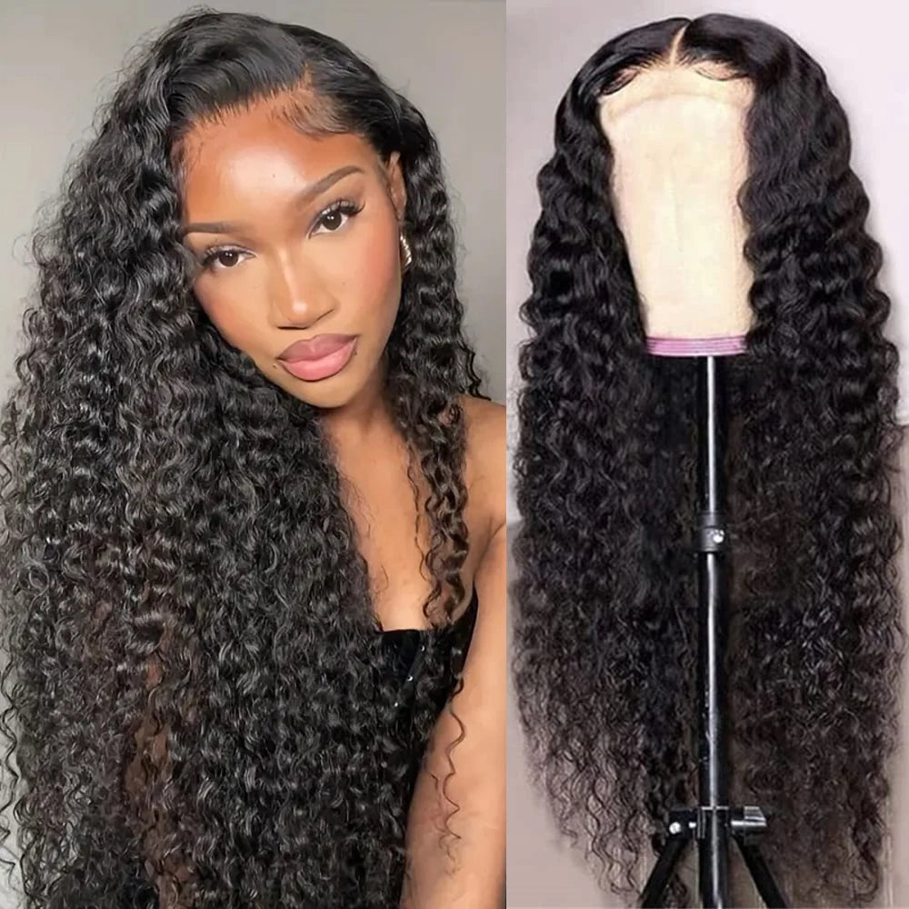 Deep Wave Frontal Wig curly