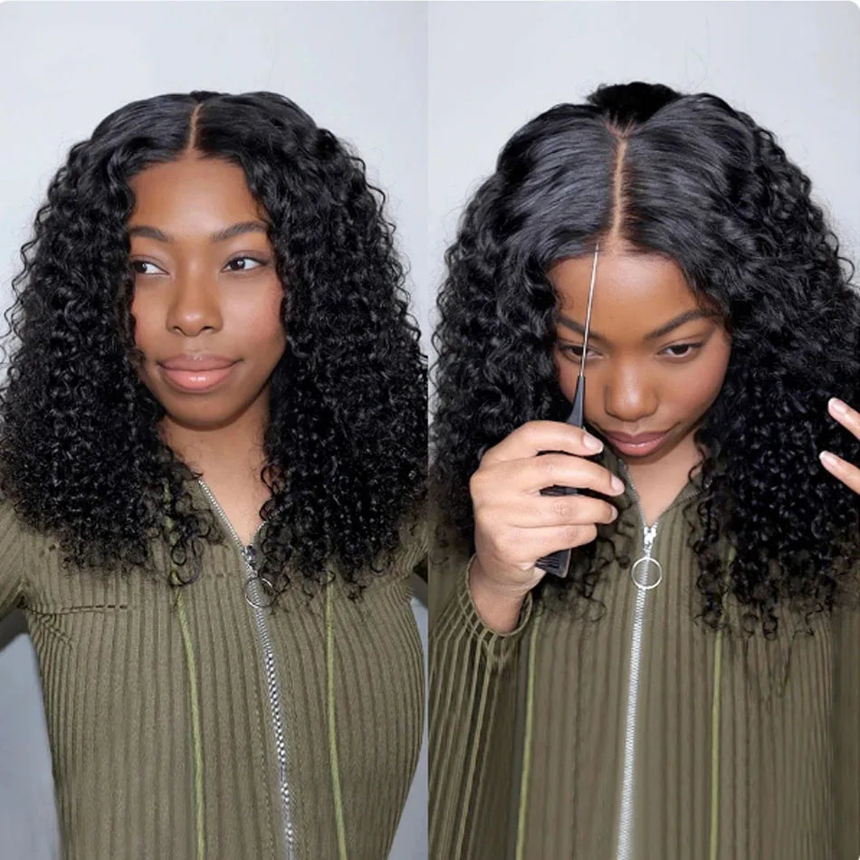 Curly Bob Wig 13x6