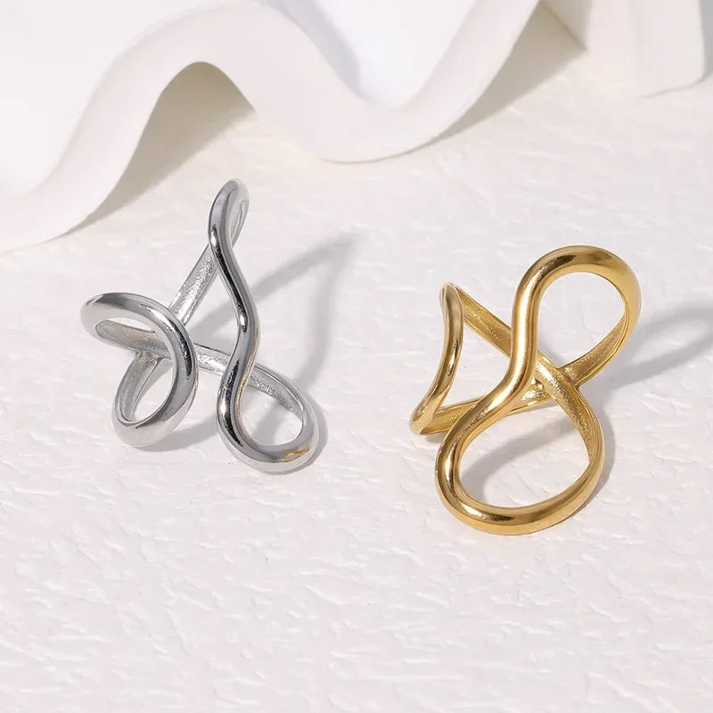 Irregular Stainless Steel Gold
