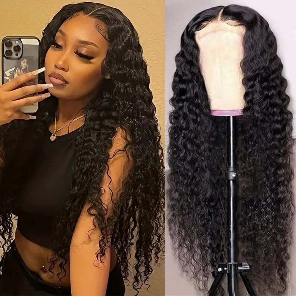 Geeta Transparent Lace Wig curly