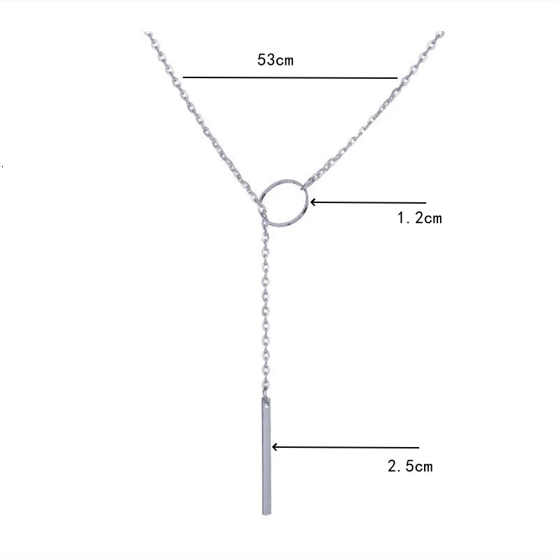 Metal Round Necklace