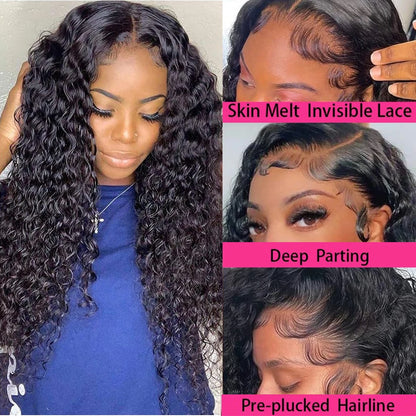 Deep Wave Frontal Wig curly