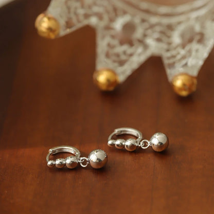 Silver Earrings Simple Fashionable